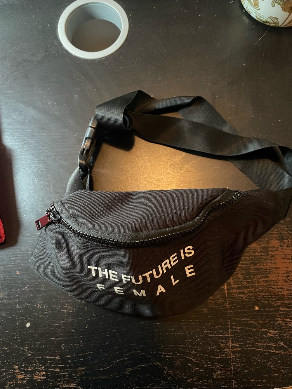 Ardene Black Waist Pack